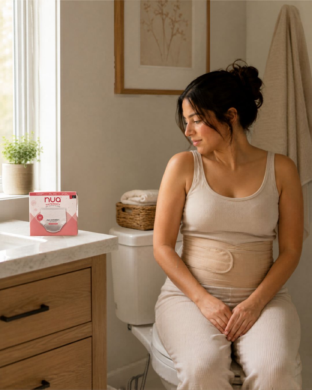 Nua 360° Comfort Maternity Panties | High-Waist Postpartum Underwear for New Mothers