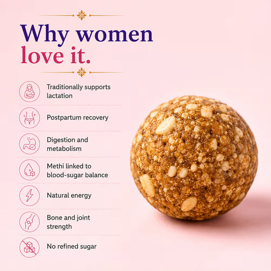 Stree Swasthya's Methi & Nuts Laddoos