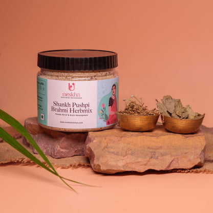 Nuskha Shankhpushpi Brahmi Herb Mix (400 gm)