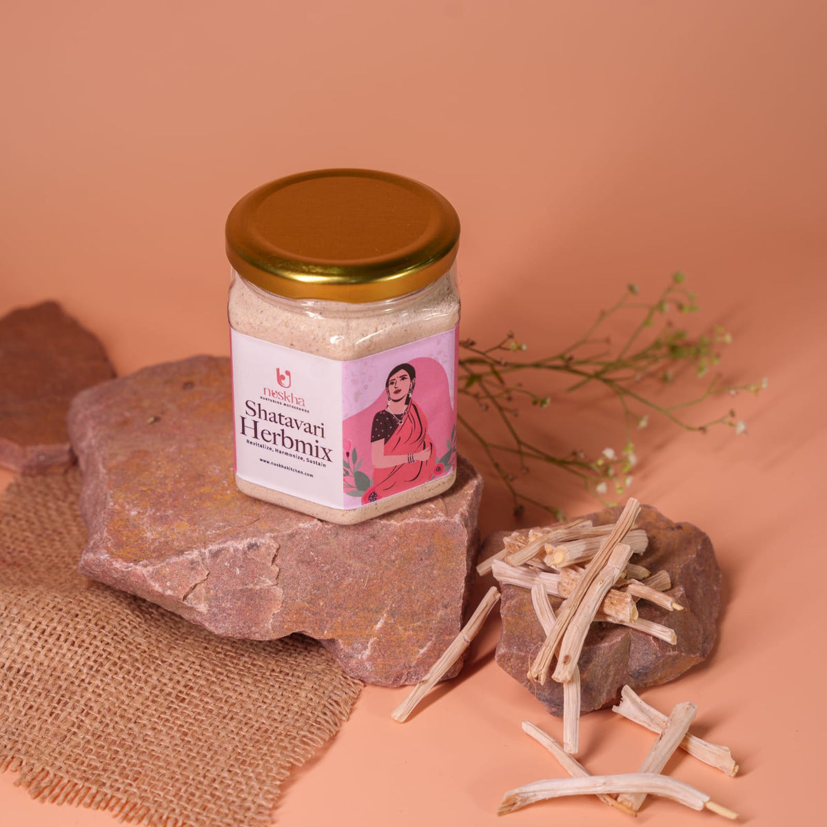 Nuskha's Shatavari Herb Mix (300 gm)