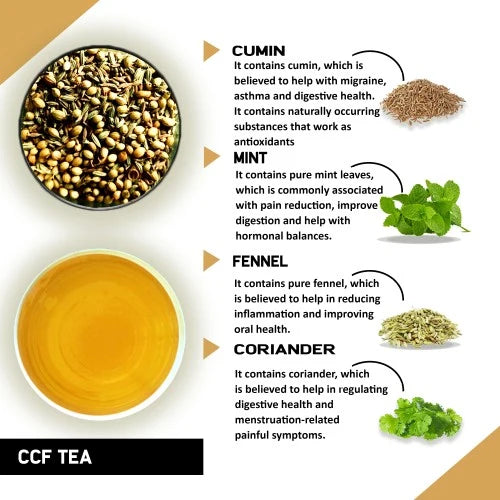 Teacurry's Cumin, Corriander, Fennel Tea (CCF Tea) - Loose Tea