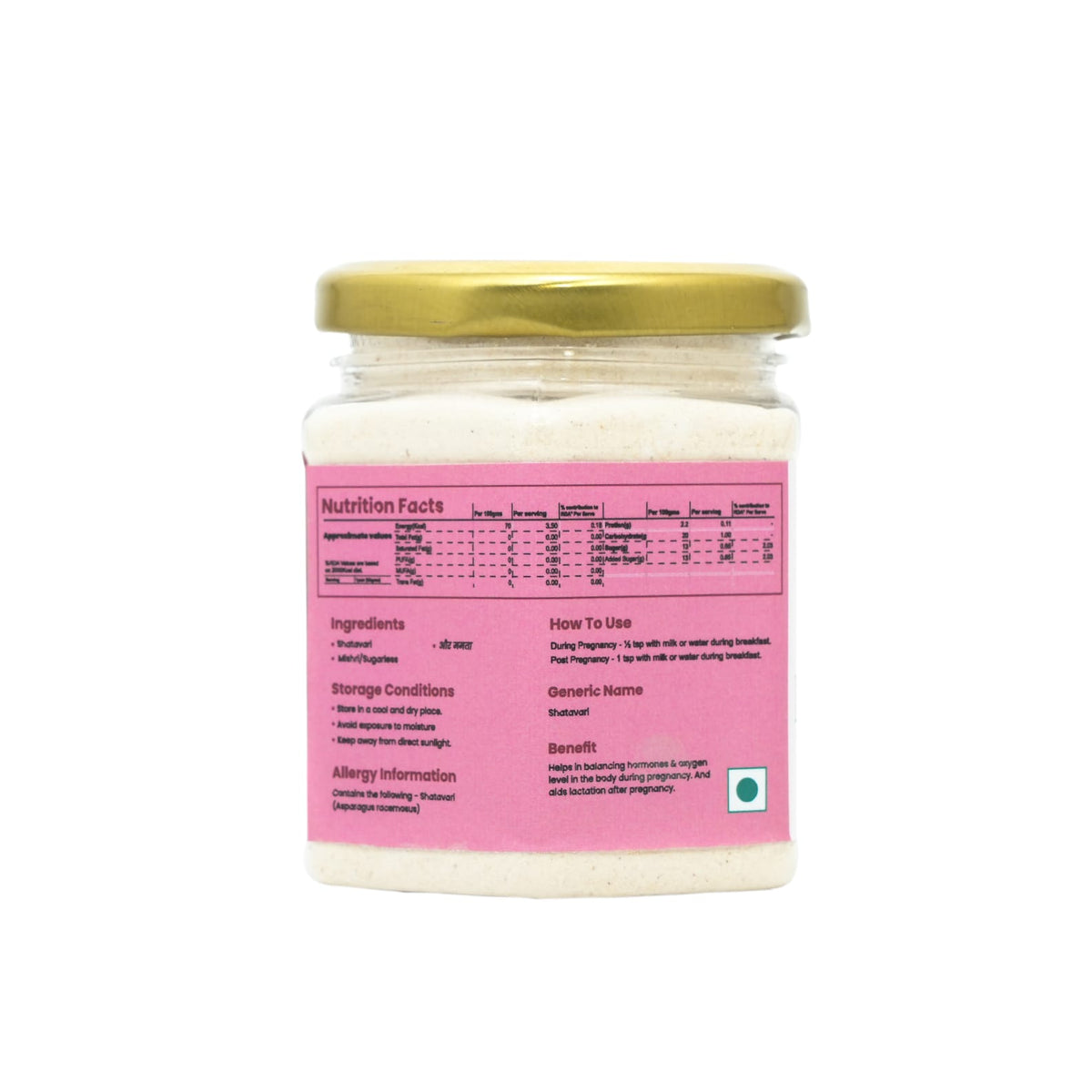 Nuskha's Shatavari Herb Mix (300 gm)