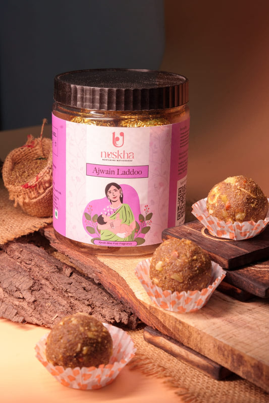 Nuskha's Ajwain Laddoo For Post-Pregnancy