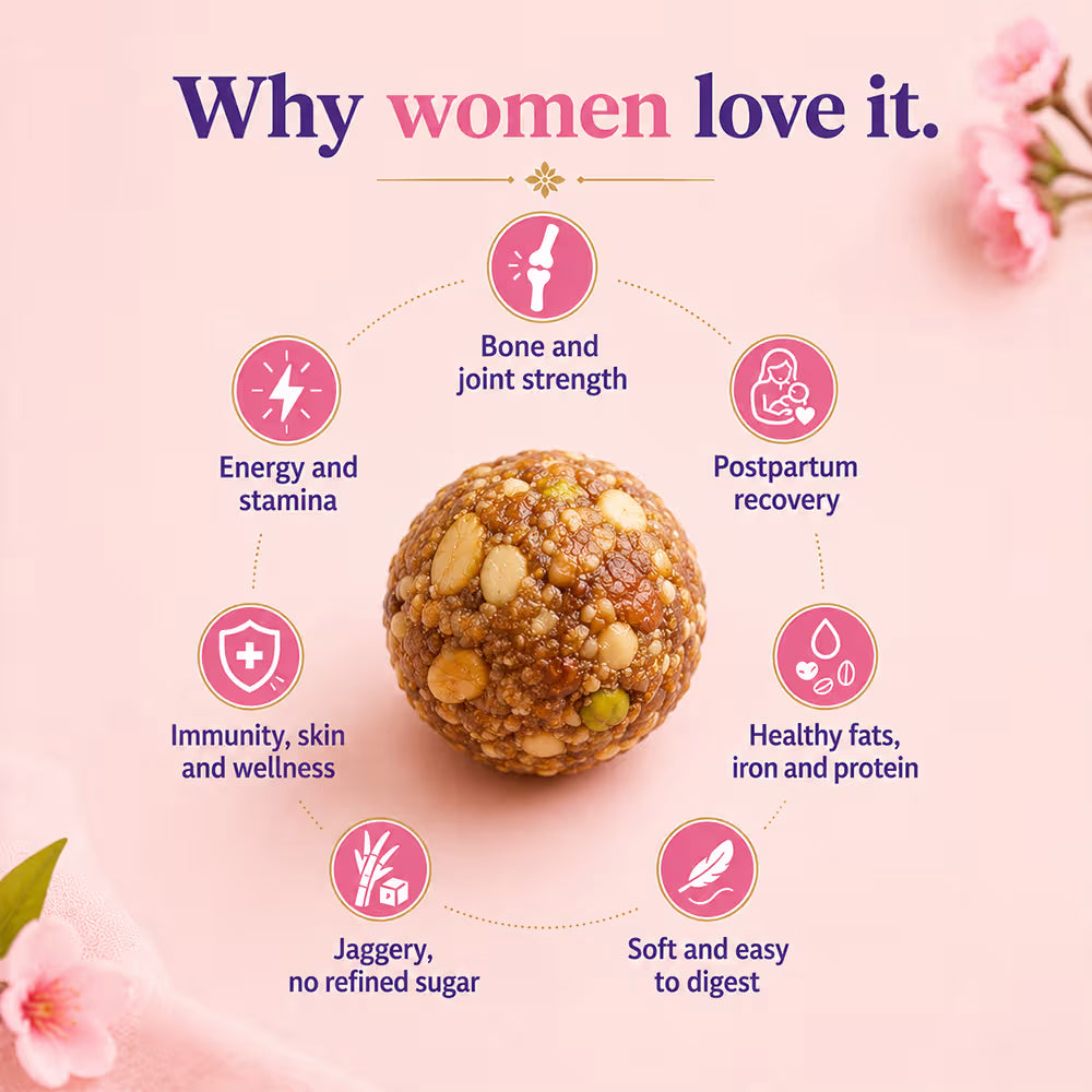 Stree Swasthya's Dry Fruit & Gondh Laddoos