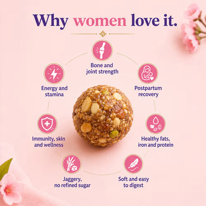 Stree Swasthya's Dry Fruit & Gondh Laddoos