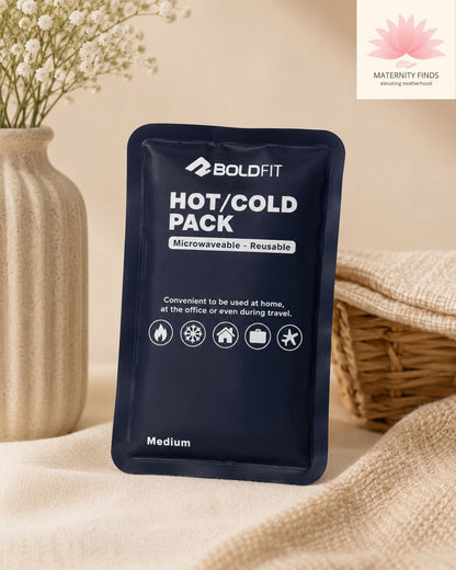 Boldfit Hot & Cold Gel Pack | Reusable Hot and Cold Therapy Pack for Postpartum Recovery & Breastfeeding Support