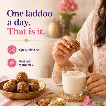 Stree Swasthya's Dry Fruit & Gondh Laddoos