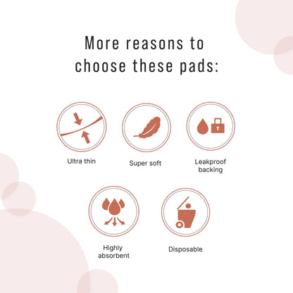 Sirona Premium Disposable Maternity Breast Pads (Pack of 10+2)